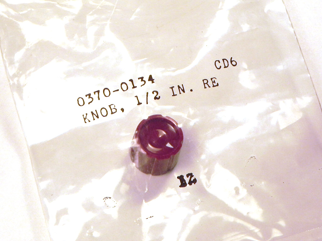 HP/Agilent 0370-0134 Knob, 1/2 inch Red