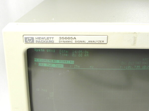 HP/Agilent 35665A 2-Channel DC to 102.4 kHz Dual Channel Dynamic Signal Analyzer