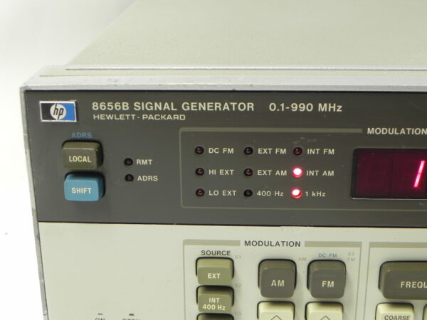 HP/Agilent 8656B Synthesized Signal Generator, 0.1 to 990 MHz