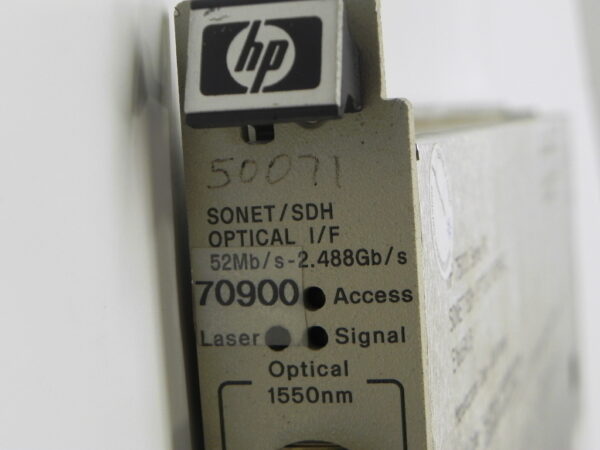 HP/Agilent E1669B Sonet/SDH 1550nm Optical I/F, TX/RX