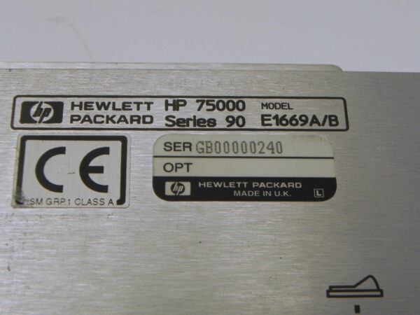 HP/Agilent E1669B Sonet/SDH 1550nm Optical I/F, TX/RX