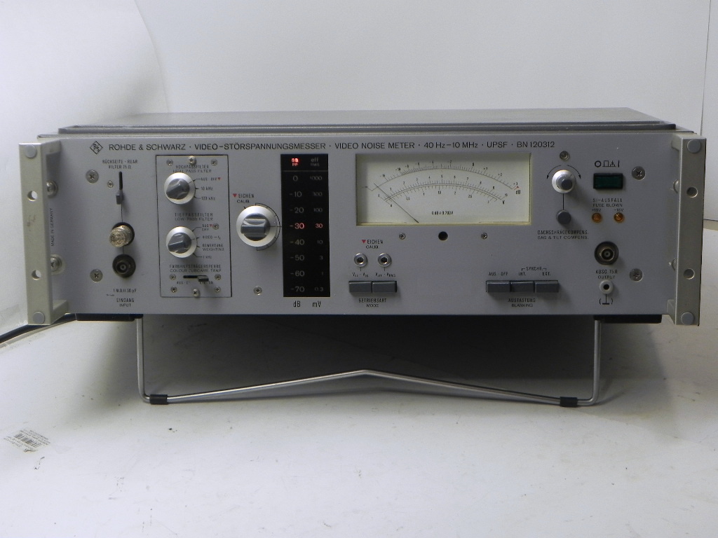 Rohde & Schwarz UPSF Video Noise Meter, 40 Hz to 10 MHz