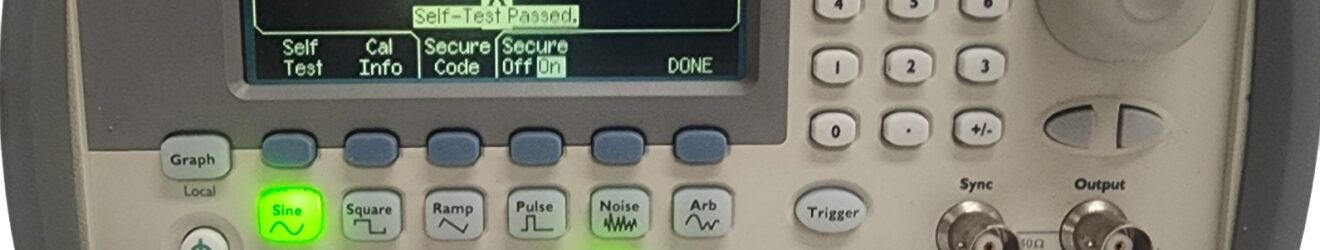 Keysight 33220A Function/Arbitrary Waveform Generator, 20 MHz with Option 001