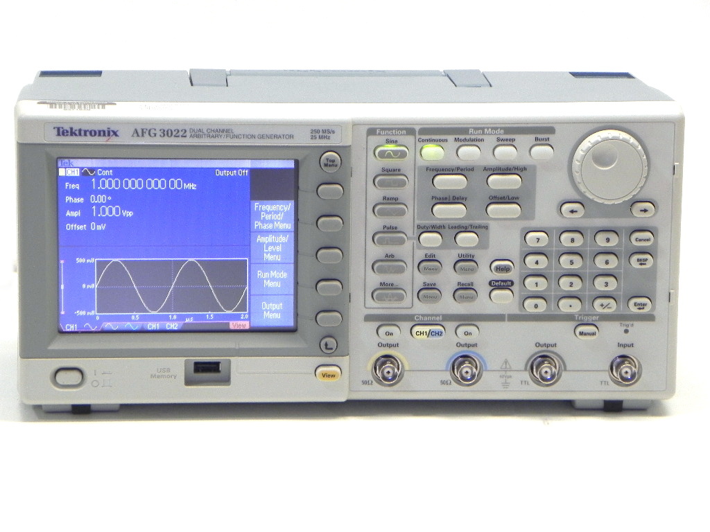 Tektronix AFG3022 Arbitrary/Function Generator, 25 MHz, 2-Channel
