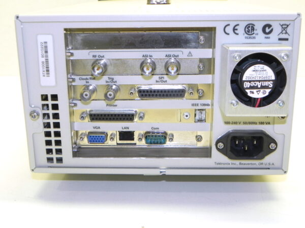 Tektronix RTX100B ISDB-T and ISDB-TB RF Signal Generator with MTXS01 (ISDB-T Remultiplex Software).