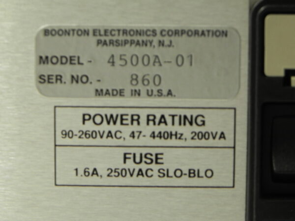 Boonton 4500A-01 Peak Power Analyzer / Meter RF
