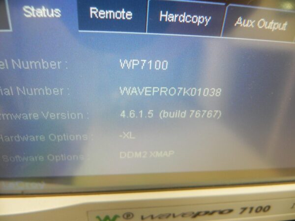 LeCroy WavePro WP7100 Oscilloscope, 4-Channel, 1 GHz