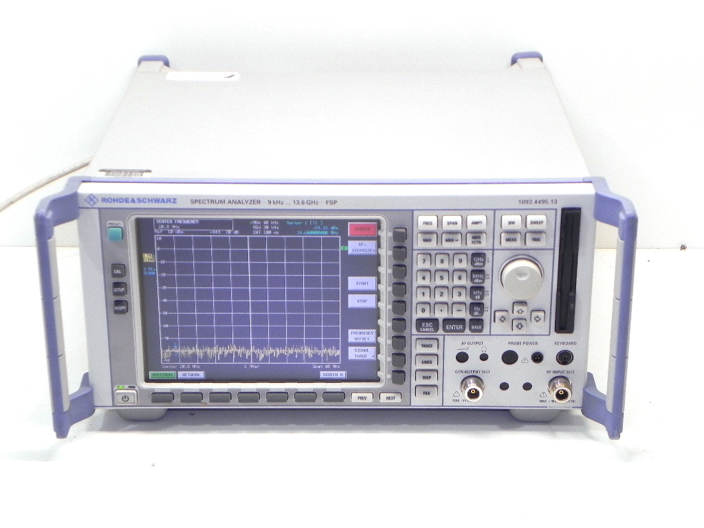 Rohde & Schwarz FSP13 Spectrum Analyzer, 9 kHz -13 GHz w/ Option B9 Tracking Generator