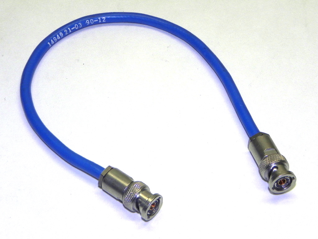 Trompeter 21-03-90-12 78Ohm (m-m) Twinax Cable, 12in