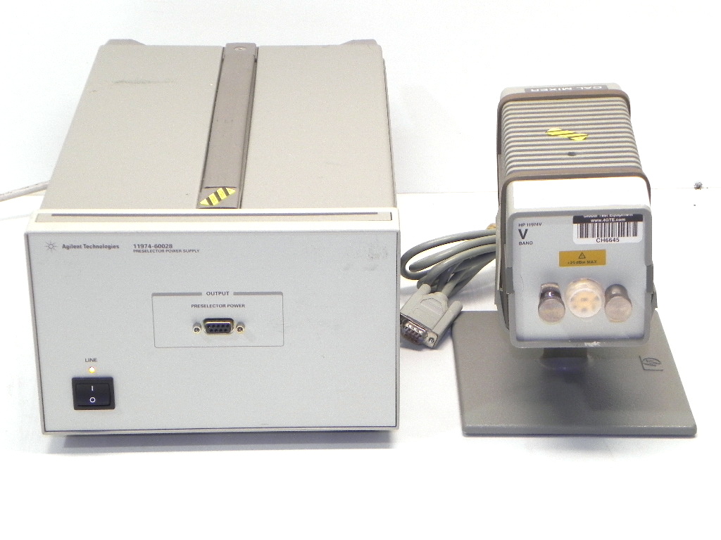 HP/Agilent 11974V Preselected Millimeter Mixer, 50 GHz to 75 GHz with POWER SUPPLY