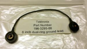 Tektronix 196-3295-00 6-inch Dual Ring Ground Lead