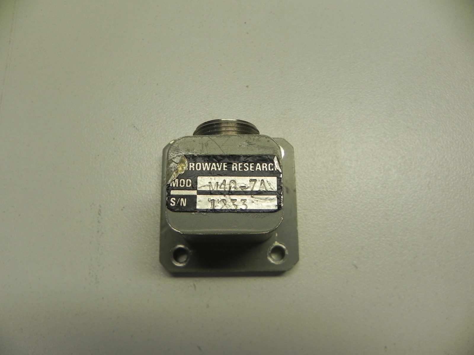 Microwave Research M40-7A Waveguide to APC Adapter
