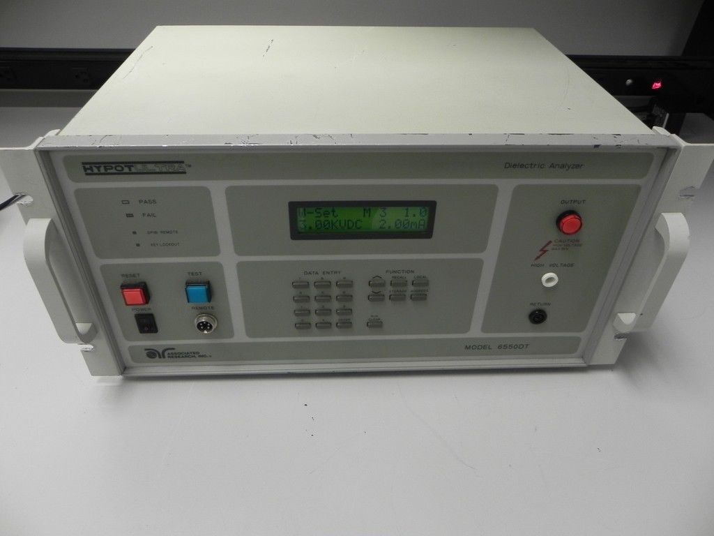 Associated Research 6550DTC-001 AC/DC Hypot & Insulation Resistance Tester (Dielectric Withstand)5KVAC 20ma; 5KVDC 10ma