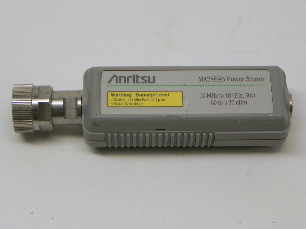 Anritsu MA2469B Power Sensor, Diode, 10 MHz to 14 GHz, -60 to +20 dBm