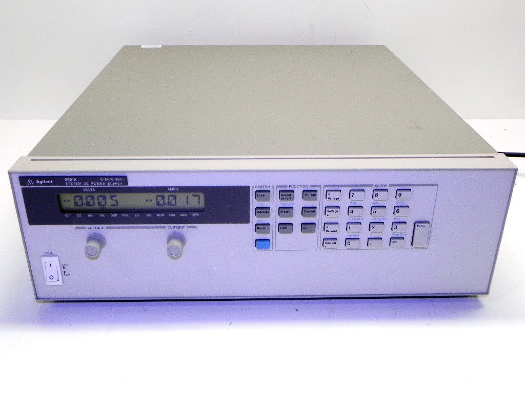 HP/Agilent 6651A-S50 500 Watt System Power Supply, 8V, 50A