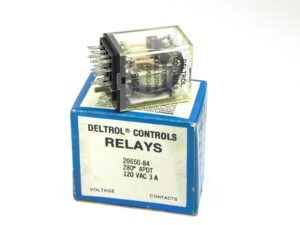 Deltrol 20650-84 Relay, 4PDT, 3A, 30VDC  Plug-In NEW