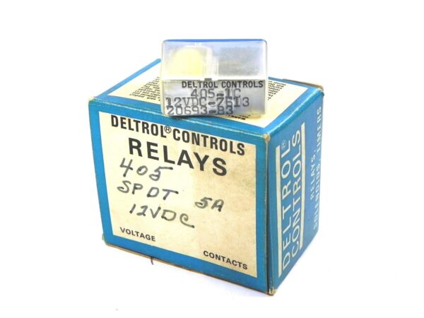 Deltrol 20693-83 Relay SPDT 5A 12VDC NEW Made in US