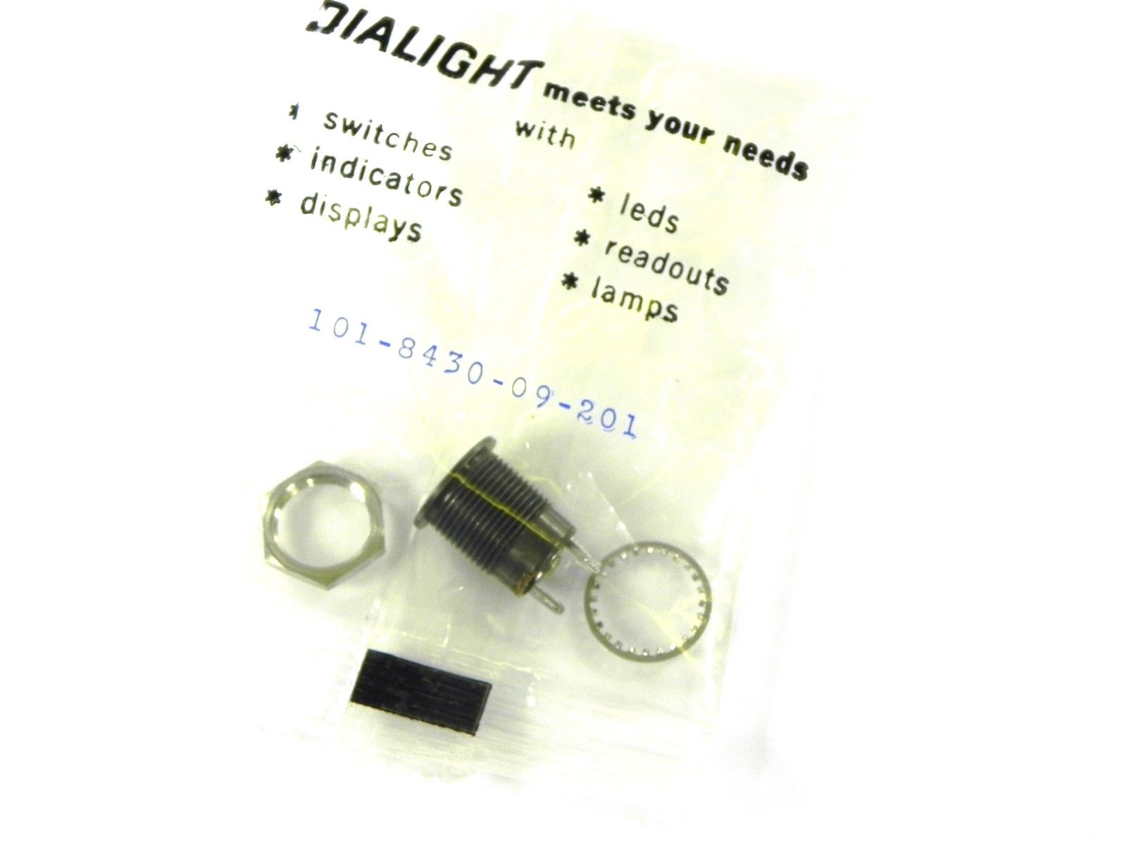 Dialight 101-8430-09-201 Lamp Socket, T-1 3/4