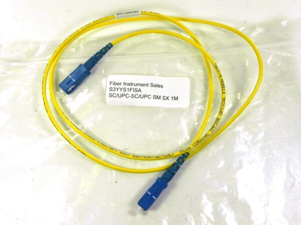 Fiber Instrument Sales S3YYS1FISA Fiber Optic, SC/UPC - SC/UPC SM SX 1 Meter NEW