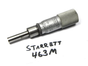 Starrett 463M Micrometer NO. 463m, 0-1/2"/0-13MM