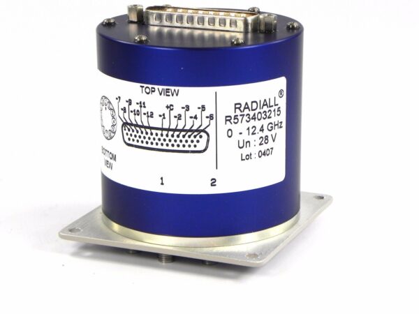 Radiall R573403215 Switch, RF Coxial 12.4 GHz SP12T SMA 28V