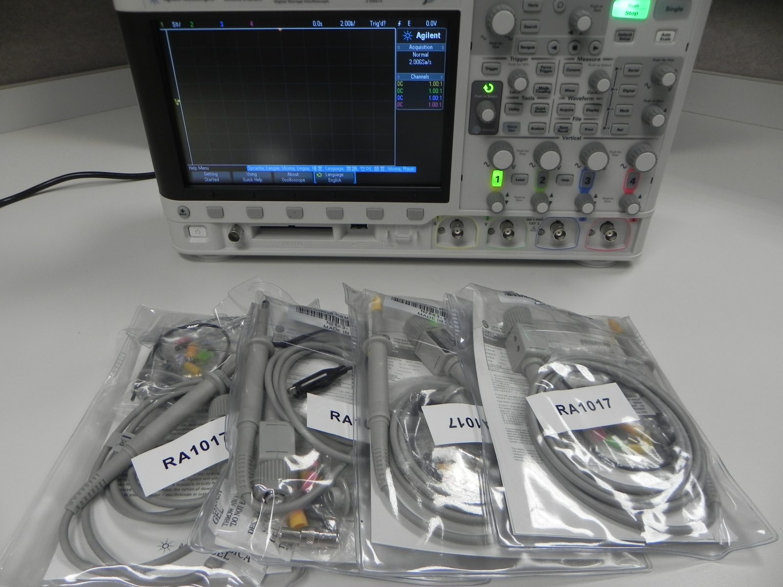 HP/Agilent DSOX2024A 200 MHz, 4 Channel Oscilloscope