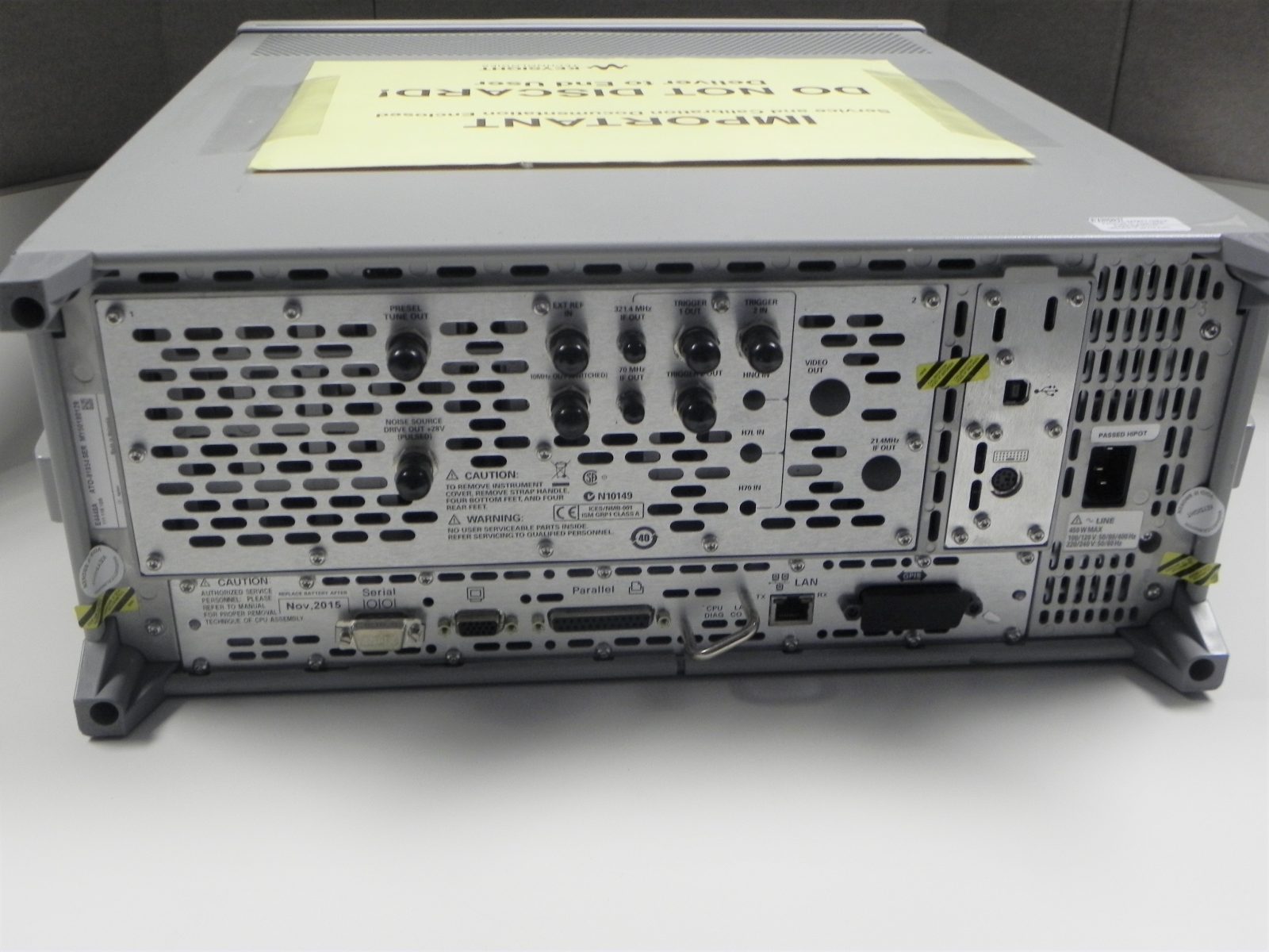 HP/Agilent E4448A PSA Series Spectrum Analyzer, 3 Hz - 50 GHz