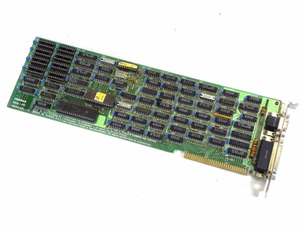 Multitech PB85005-7H Monochrome Graphics Card, MGA-PC 8-Bit ISA