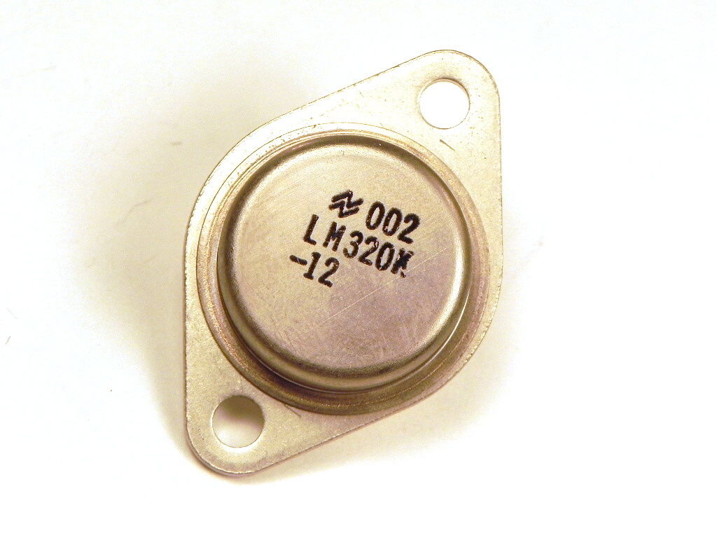 National Semiconductor LM320K-12 3-Terminal Negative Regulator, 20W, 1A, -12V TO-3