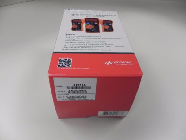 NEW  HP/Agilent U1233A True RMS 6000 Count Handheld Digital Multimeter with non-contact voltage detector
