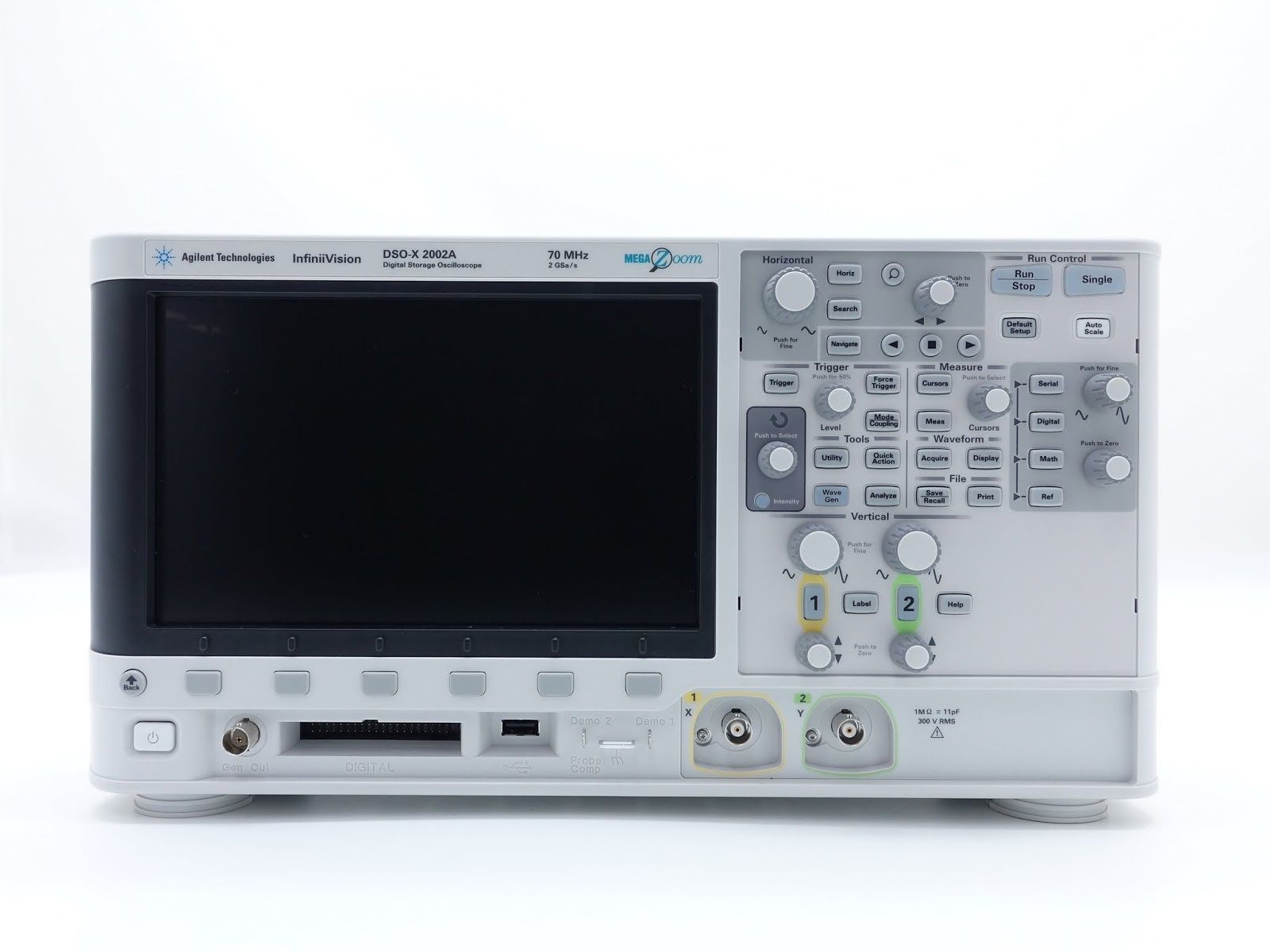 HP/Agilent DSOX2002A Oscilloscope: 70 MHz, 2 Analog Channels – NEW