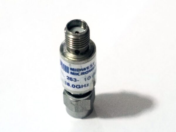 Midwest Microwave 263-10 SMA Attenuator, DC-18GHz, 10 dB