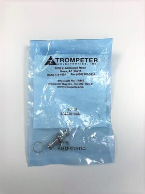 Trompeter BJ158 RF/Coaxial Adaptor TRS Bulkhead Jack Feedthru 3 lug - NEW