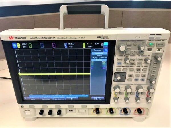 HP/Agilent Keysight MSOX6004A 4 GHz Mixed Signal Oscilloscope, 20 GS/s, 4 Channel, Option DSOX6B10T404BW- Sell, Rent, Lease, Buy, Trade