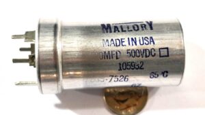 Mallory 105932 20MFD, 500V Capacitor
