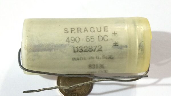 Sprague 8313L 490uF, 65V Capacitor