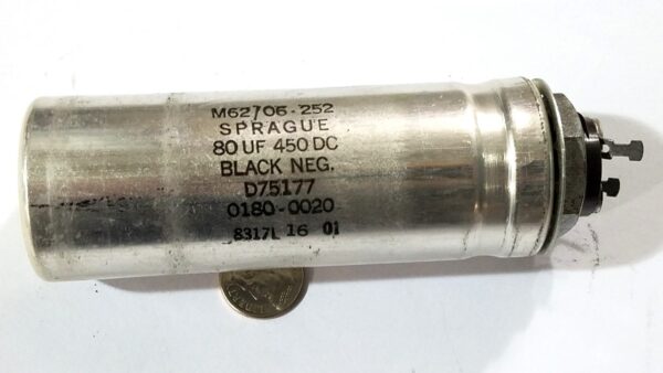 Sprague 0180-0020 80uF