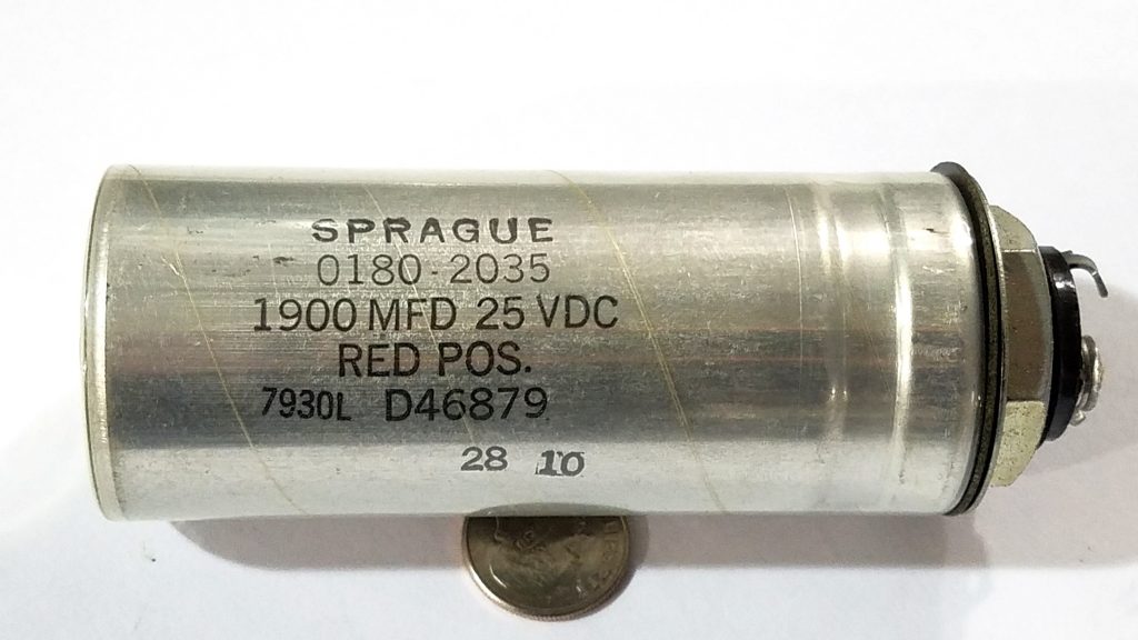 Sprague 0180-2035 1900MFD