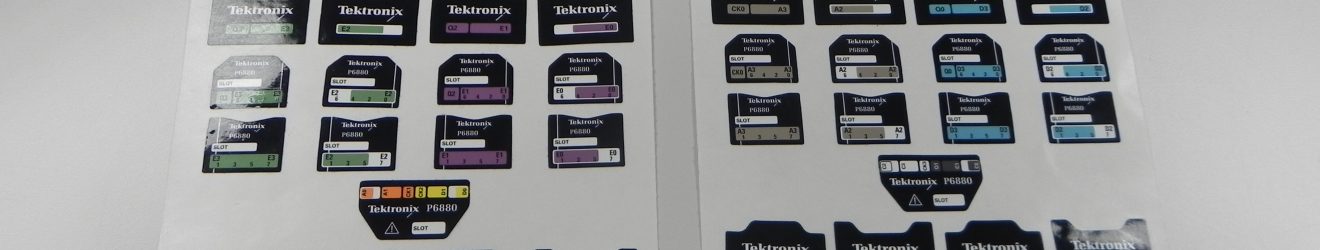 Tektronix 071-1124-00 P6880 Probe Label Set