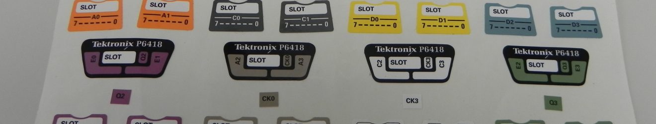 Tektronix 334-9979-00  P6418 Probe Label Sheet