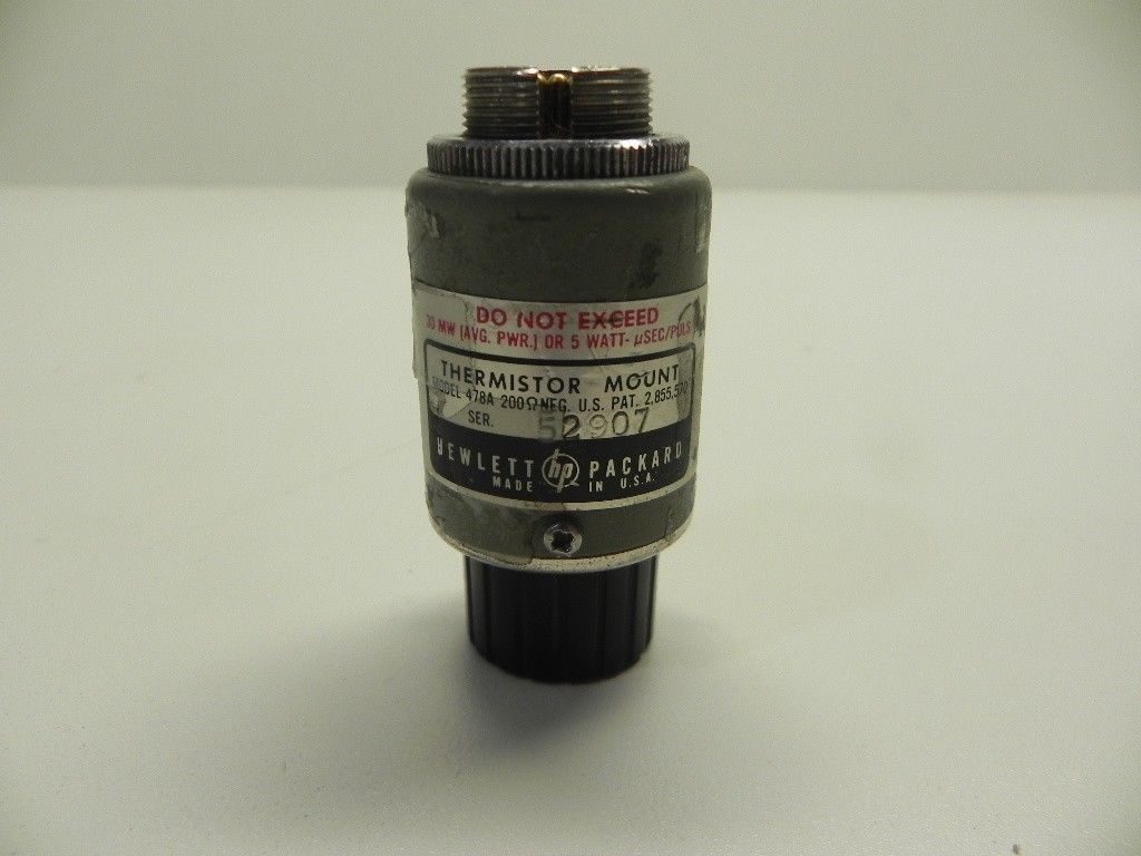 Buy HP/Agilent 478A Coaxial RF Thermistor Mount
