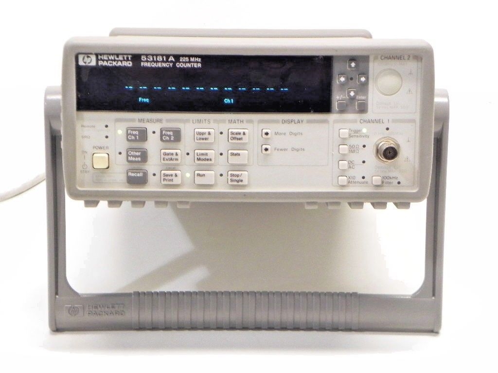 HP AGILENT 53131 53132 53181 Simple Option Frequency Counter Input 100M-10GHz B 