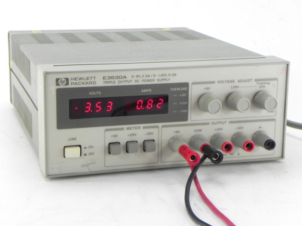 Keysight E3630a 35w Triple Output Power Supply 6v 25a And 20v 05a 35w Dc Global Test Equipment