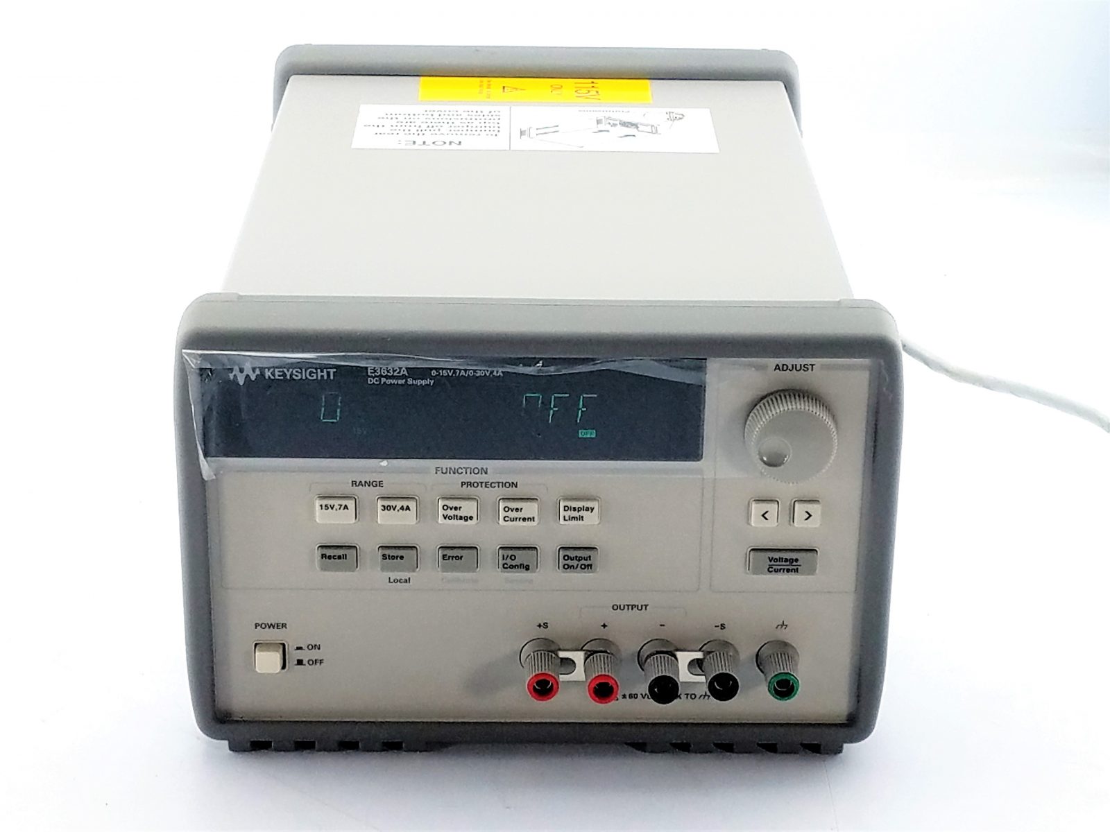 HP/Agilent E3632A 120 W Power Supply, 15 V, 7 A or 30 V, 4 A Global