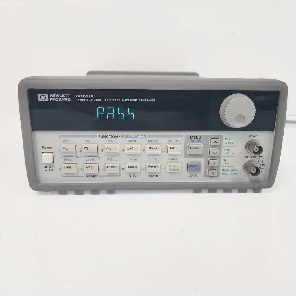 Keysight 33120A Function / Arbitrary Waveform Generator, 15 MHz
