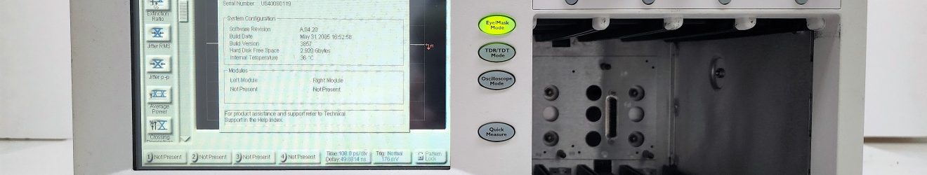 HP/Agilent 86100A Wide Band Oscilloscope with DCA