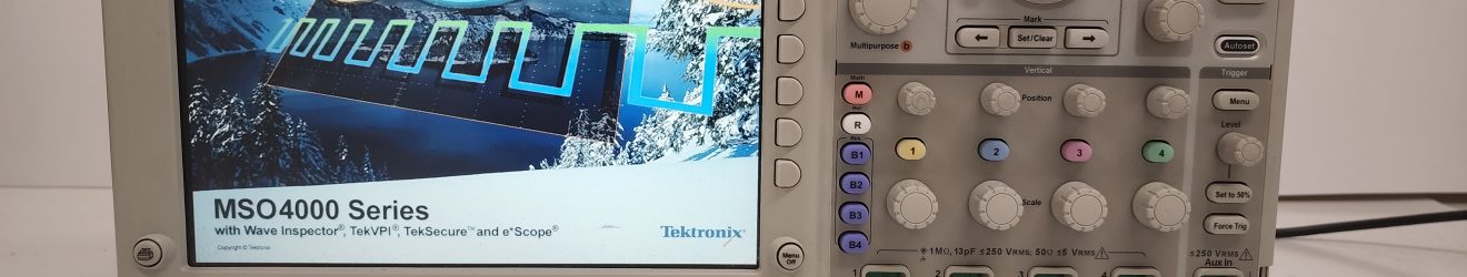 Tektronix MSO4104 Mixed Signal Oscilloscope, 4 Analog, 16 Digital Channels, 1 GHz