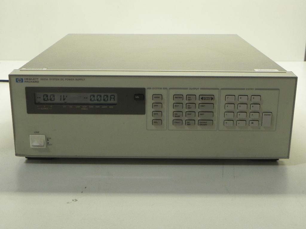 HP/Agilent 6623A System Power Supply, 40 or 80 W, 3 outputs