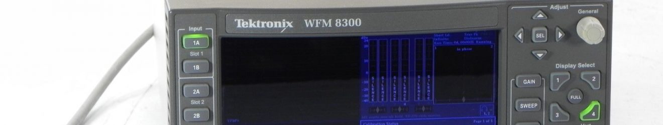 Tektronix WFM 8300 Advanced 3G/HD/SD Waveform Monitor Options  3G/GEN/AD/3D/PHY