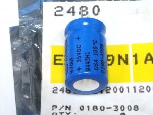 Keysight 0180-3008 Capacitor-Fixed 470uF +50-10PCT 35V aluminium electrolytic THT